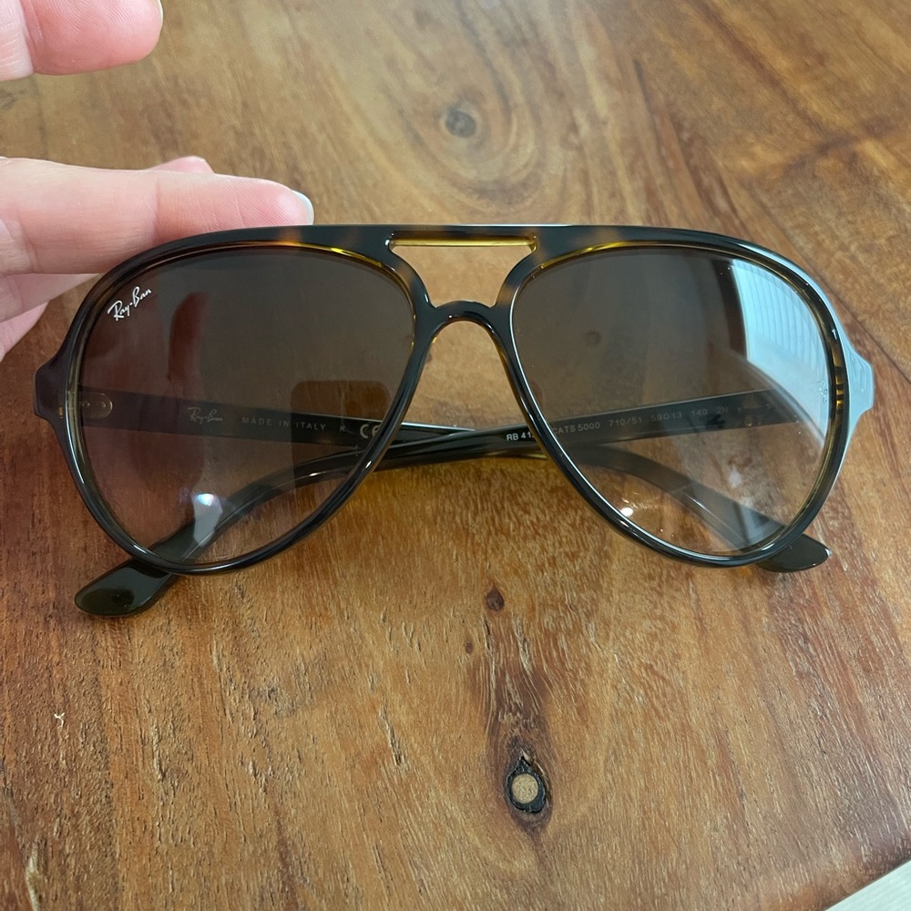 Ray-Ban Cats 5000 Classic Aviators in Brown